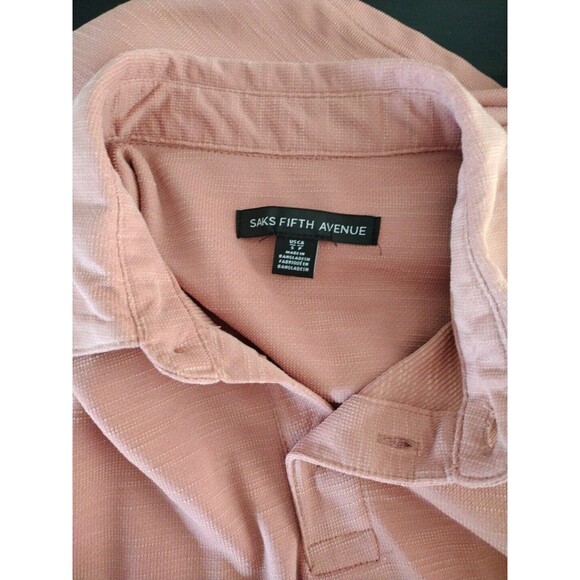 Saks Fifth Avenue Men's Unisex‎ Modal Polo Shirt short sleeve S - Picture 12 of 12